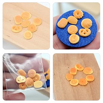 クッキー Amazon｜PRETYZOOM ドールハウス ミニチュア クッキー 14個 1:12